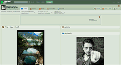 Desktop Screenshot of magmarama.deviantart.com