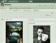 Tablet Screenshot of magmarama.deviantart.com