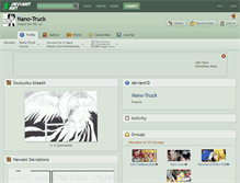 Tablet Screenshot of nano-truck.deviantart.com