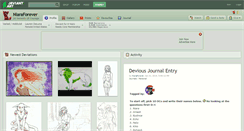Desktop Screenshot of niaraforever.deviantart.com