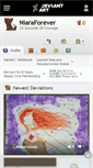 Mobile Screenshot of niaraforever.deviantart.com