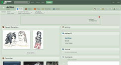 Desktop Screenshot of deritine.deviantart.com