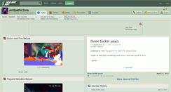 Desktop Screenshot of antipathiczora.deviantart.com