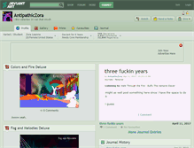 Tablet Screenshot of antipathiczora.deviantart.com