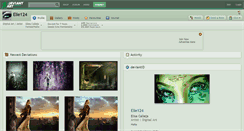 Desktop Screenshot of elle124.deviantart.com