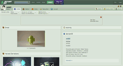 Desktop Screenshot of mikil.deviantart.com