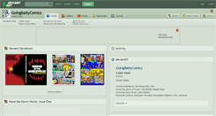 Desktop Screenshot of goingbattycomics.deviantart.com