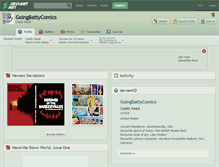 Tablet Screenshot of goingbattycomics.deviantart.com