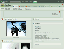 Tablet Screenshot of magnifuse.deviantart.com