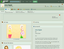 Tablet Screenshot of emo-hippie.deviantart.com
