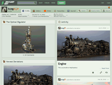 Tablet Screenshot of kceg.deviantart.com