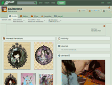 Tablet Screenshot of paulsantana.deviantart.com