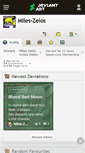 Mobile Screenshot of miles-zelos.deviantart.com