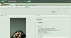 Desktop Screenshot of noidentity.deviantart.com