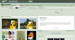 Desktop Screenshot of keeveehart.deviantart.com