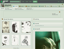 Tablet Screenshot of jobyamen.deviantart.com