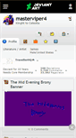 Mobile Screenshot of masterviper4.deviantart.com