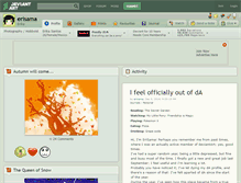 Tablet Screenshot of erisama.deviantart.com