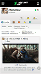 Mobile Screenshot of chimeraic.deviantart.com