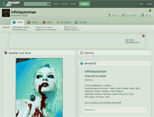 Tablet Screenshot of infinitasanimae.deviantart.com