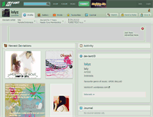 Tablet Screenshot of lolyz.deviantart.com