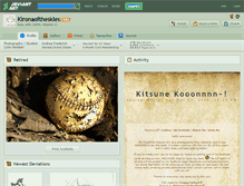 Tablet Screenshot of kironaoftheskies.deviantart.com
