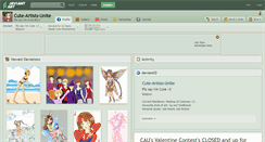 Desktop Screenshot of cute-artists-unite.deviantart.com