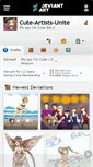 Mobile Screenshot of cute-artists-unite.deviantart.com