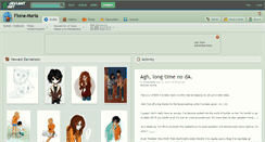 Desktop Screenshot of fiona-maria.deviantart.com