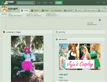 Tablet Screenshot of juju-gurl.deviantart.com