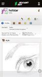 Mobile Screenshot of hollstar.deviantart.com