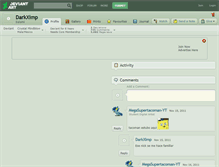 Tablet Screenshot of darkximp.deviantart.com