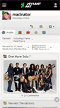Mobile Screenshot of macinator.deviantart.com