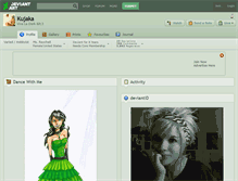 Tablet Screenshot of kujaka.deviantart.com