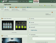Tablet Screenshot of cephronitus.deviantart.com