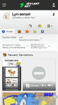 Mobile Screenshot of lyn-sensei.deviantart.com
