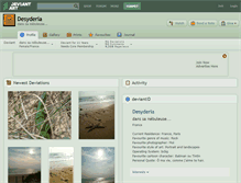 Tablet Screenshot of desyderia.deviantart.com