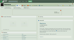 Desktop Screenshot of pikachulova.deviantart.com