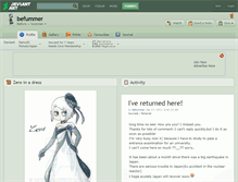 Tablet Screenshot of befummer.deviantart.com