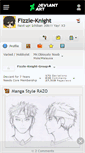 Mobile Screenshot of fizzle-knight.deviantart.com