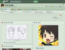 Tablet Screenshot of fizzle-knight.deviantart.com