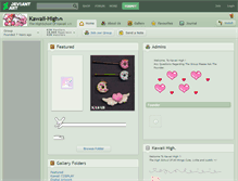 Tablet Screenshot of kawaii-high.deviantart.com