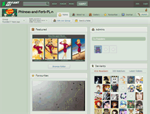 Tablet Screenshot of phineas-and-ferb-pl.deviantart.com