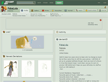 Tablet Screenshot of fabalola.deviantart.com