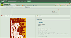 Desktop Screenshot of cabbage57.deviantart.com