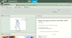 Desktop Screenshot of amigobear.deviantart.com