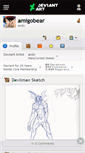 Mobile Screenshot of amigobear.deviantart.com