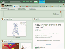 Tablet Screenshot of amigobear.deviantart.com