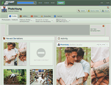 Tablet Screenshot of photoyoung.deviantart.com