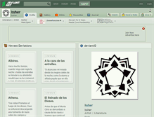 Tablet Screenshot of issher.deviantart.com